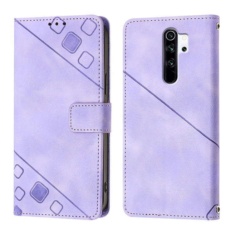 Skin Feel Embossed Leather Phone Case, For Xiaomi Redmi Note 8 Pro, For Xiaomi Mi CC9e / Mi A3, For Xiaomi Redmi Note 7 / Note 7 Pro, For Xiaomi Redmi 7