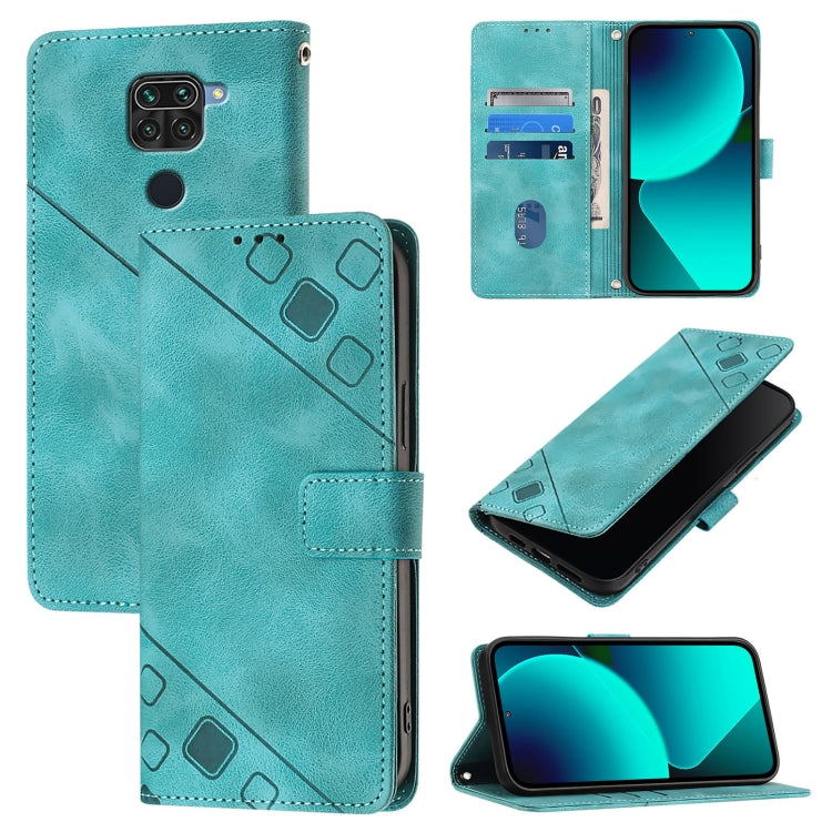Skin Feel Embossed Leather Phone Case, For Xiaomi Mi 11, For Xiaomi Redmi Note 9 4G / Redmi 10X 4G, For Xiaomi Mi 10T 5G / Mi 10T Pro 5G, For Xiaomi Mi 10T Lite 5G