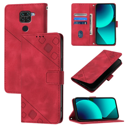 Skin Feel Embossed Leather Phone Case, For Xiaomi Mi 11, For Xiaomi Redmi Note 9 4G / Redmi 10X 4G, For Xiaomi Mi 10T 5G / Mi 10T Pro 5G, For Xiaomi Mi 10T Lite 5G