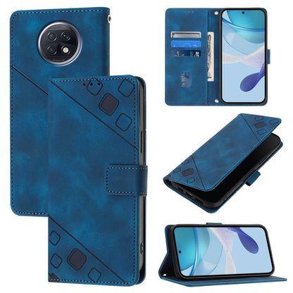 Skin Feel Embossed Leather Phone Case, For Xiaomi Mi 11 Pro, For Xiaomi Redmi Note 10 Pro 4G, For Xiaomi Poco M3 / Redmi 9 Power, For Xiaomi Redmi Note 9T Global