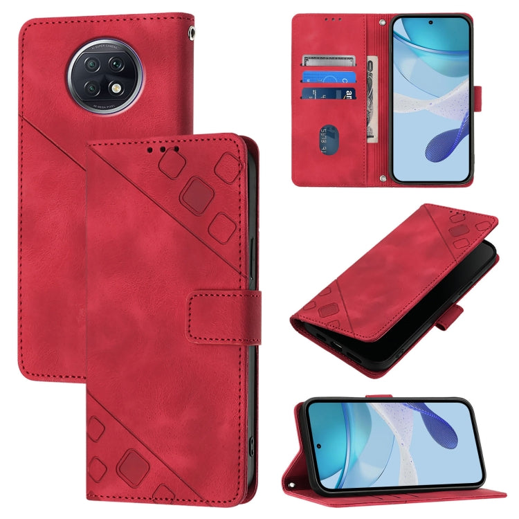 Skin Feel Embossed Leather Phone Case, For Xiaomi Mi 11 Pro, For Xiaomi Redmi Note 10 Pro 4G, For Xiaomi Poco M3 / Redmi 9 Power, For Xiaomi Redmi Note 9T Global
