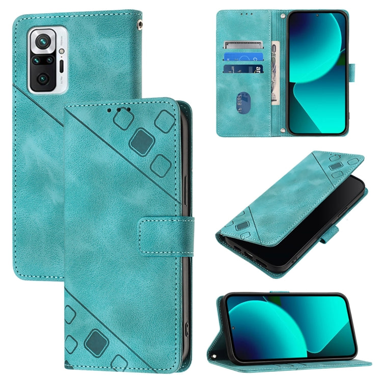 Skin Feel Embossed Leather Phone Case, For Xiaomi Mi 11 Pro, For Xiaomi Redmi Note 10 Pro 4G, For Xiaomi Poco M3 / Redmi 9 Power, For Xiaomi Redmi Note 9T Global