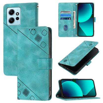 Skin Feel Embossed Leather Phone Case, For Xiaomi Redmi Note 12S 4G Global, For Xiaomi Poco C51 / A2+, For Xiaomi 13 Ultra, For Xiaomi Redmi Note 12 4G Global