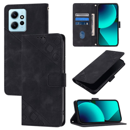 Skin Feel Embossed Leather Phone Case, For Xiaomi Redmi Note 12S 4G Global, For Xiaomi Poco C51 / A2+, For Xiaomi 13 Ultra, For Xiaomi Redmi Note 12 4G Global