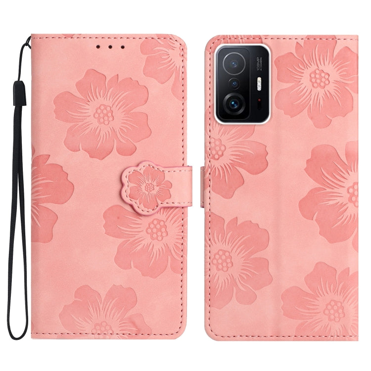 Flower Embossing Pattern Leather Phone Case, For Xiaomi 11T / 11T Pro, For Xiaomi Redmi 13C 4G, For Xiaomi 12 Lite, For Xiaomi 13T