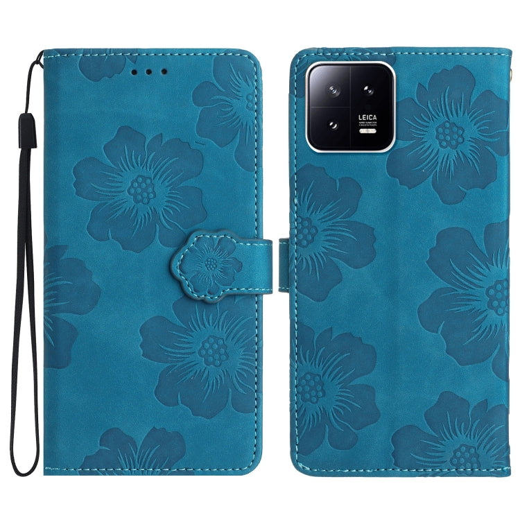 Flower Embossing Pattern Leather Phone Case, For Xiaomi 12 Pro, For Xiaomi 12T  / 12T Pro, For Xiaomi 13, For Xiaomi 13 Pro
