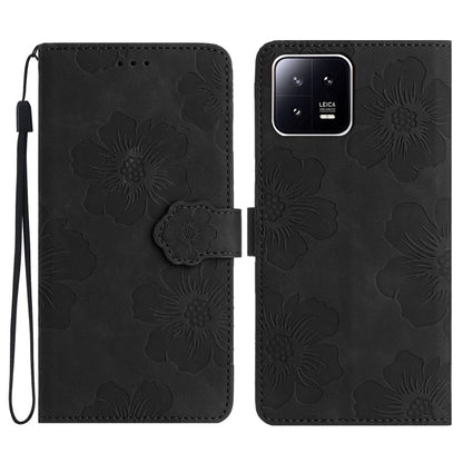 Flower Embossing Pattern Leather Phone Case, For Xiaomi 12 Pro, For Xiaomi 12T  / 12T Pro, For Xiaomi 13, For Xiaomi 13 Pro