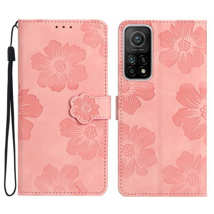 Flower Embossing Pattern Leather Phone Case, For Xiaomi Mi 10T 5G / 10T Pro 5G, For Xiaomi Mi 10T Lite 5G, For Xiaomi Mi 11 Lite, For Xiaomi Mi 11 Pro