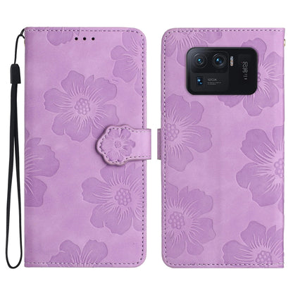 Flower Embossing Pattern Leather Phone Case, For Xiaomi Mi 11 Ultra, For Xiaomi Redmi 9, For Xiaomi Redmi 9A, For Xiaomi Redmi 9C