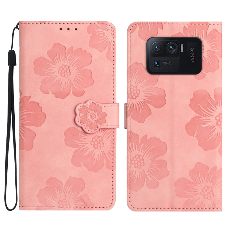 Flower Embossing Pattern Leather Phone Case, For Xiaomi Mi 11 Ultra, For Xiaomi Redmi 9, For Xiaomi Redmi 9A, For Xiaomi Redmi 9C