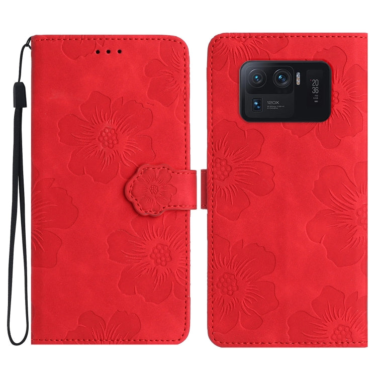 Flower Embossing Pattern Leather Phone Case, For Xiaomi Mi 11 Ultra, For Xiaomi Redmi 9, For Xiaomi Redmi 9A, For Xiaomi Redmi 9C