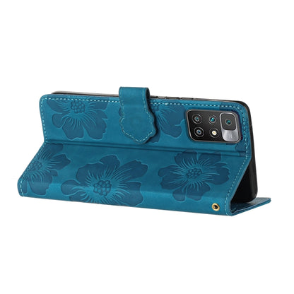 Flower Embossing Pattern Leather Phone Case, For Xiaomi Redmi 10, For Xiaomi Redmi 10 2022, For Xiaomi Redmi 10C, For Xiaomi Redmi A1
