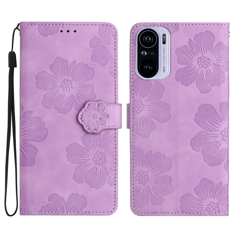 Flower Embossing Pattern Leather Phone Case, For Xiaomi Redmi K40 / K40 Pro, For Xiaomi Redmi Note 8T, For Xiaomi Redmi Note 9 5G / Note 9T, For Xiaomi Redmi Note 10 4G / Note 10S