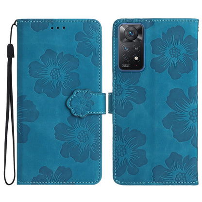 Flower Embossing Pattern Leather Phone Case, For Xiaomi Redmi Note 10 5G, For Xiaomi Redmi Note 10 Pro / 10 Pro Max, For Xiaomi Redmi Note 11 Pro 5G Global, For Xiaomi Redmi Note 11 4G Global / Note 11S