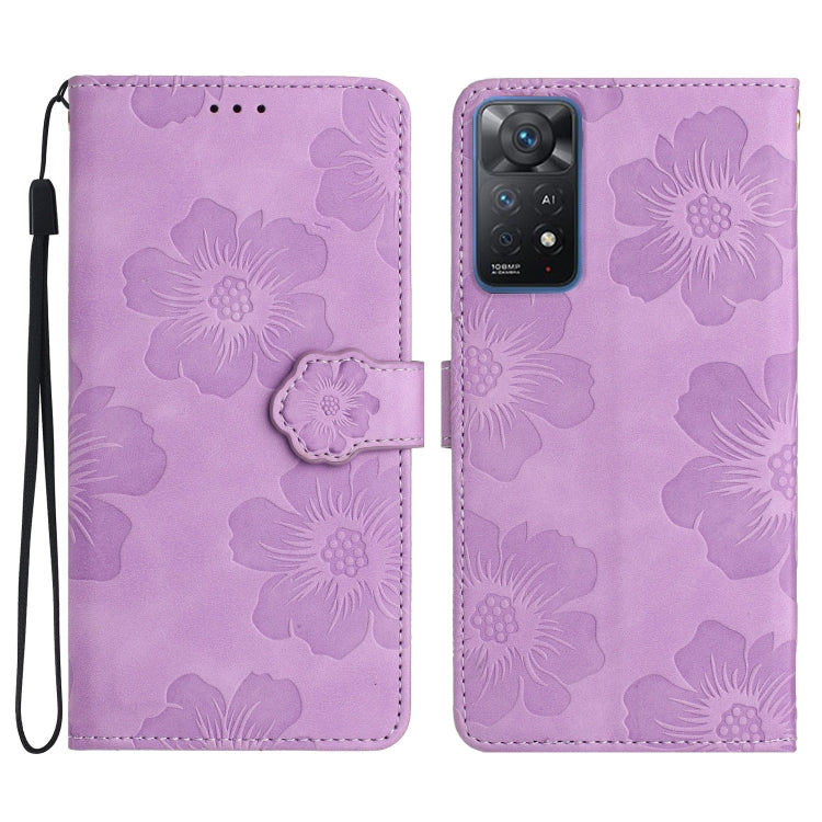 Flower Embossing Pattern Leather Phone Case, For Xiaomi Redmi Note 10 5G, For Xiaomi Redmi Note 10 Pro / 10 Pro Max, For Xiaomi Redmi Note 11 Pro 5G Global, For Xiaomi Redmi Note 11 4G Global / Note 11S