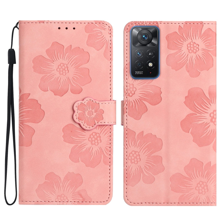 Flower Embossing Pattern Leather Phone Case, For Xiaomi Redmi Note 10 5G, For Xiaomi Redmi Note 10 Pro / 10 Pro Max, For Xiaomi Redmi Note 11 Pro 5G Global, For Xiaomi Redmi Note 11 4G Global / Note 11S