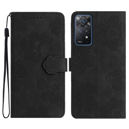 Flower Embossing Pattern Leather Phone Case, For Xiaomi Redmi Note 10 5G, For Xiaomi Redmi Note 10 Pro / 10 Pro Max, For Xiaomi Redmi Note 11 Pro 5G Global, For Xiaomi Redmi Note 11 4G Global / Note 11S