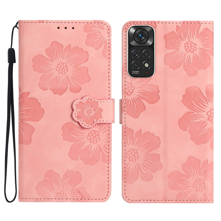 Flower Embossing Pattern Leather Phone Case, For Xiaomi Redmi Note 10 5G, For Xiaomi Redmi Note 10 Pro / 10 Pro Max, For Xiaomi Redmi Note 11 Pro 5G Global, For Xiaomi Redmi Note 11 4G Global / Note 11S