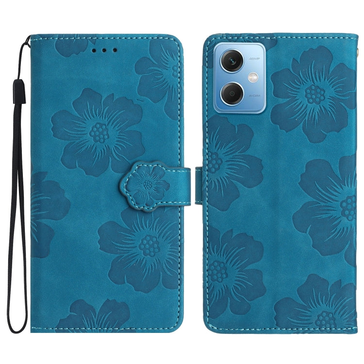 Flower Embossing Pattern Leather Phone Case, For Xiaomi Redmi Note 12 5G, For Xiaomi Redmi Note 12 Pro 5G, For Xiaomi Redmi Note 12S