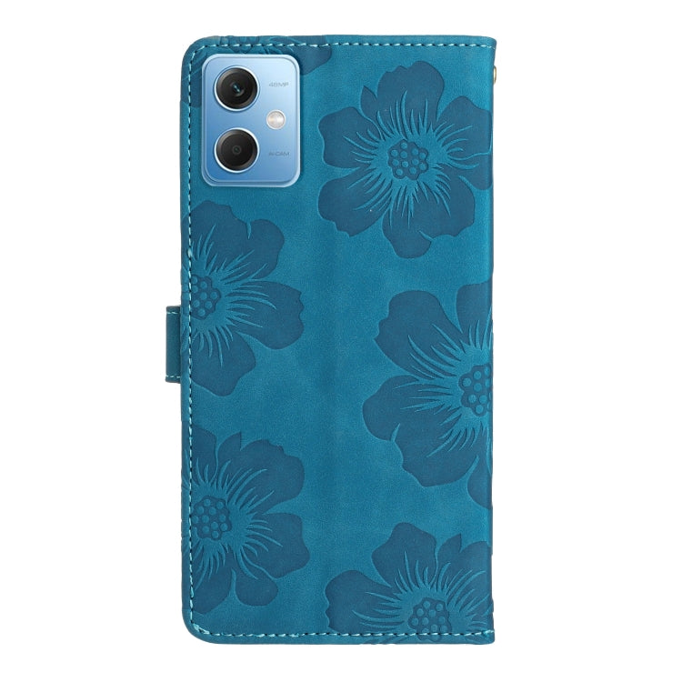 Flower Embossing Pattern Leather Phone Case, For Xiaomi Redmi Note 12 5G, For Xiaomi Redmi Note 12 Pro 5G, For Xiaomi Redmi Note 12S