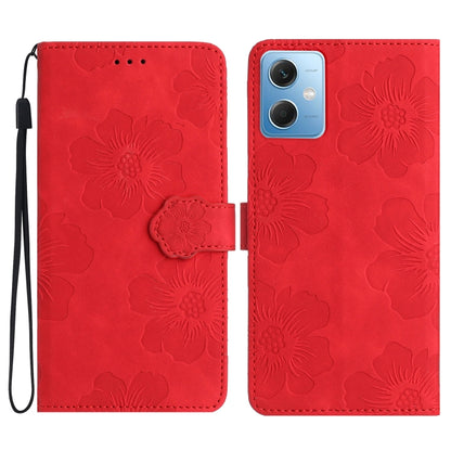 Flower Embossing Pattern Leather Phone Case, For Xiaomi Redmi Note 12 5G, For Xiaomi Redmi Note 12 Pro 5G, For Xiaomi Redmi Note 12S