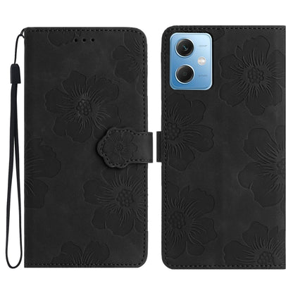 Flower Embossing Pattern Leather Phone Case, For Xiaomi Redmi Note 12 5G, For Xiaomi Redmi Note 12 Pro 5G, For Xiaomi Redmi Note 12S