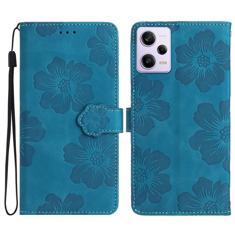 Flower Embossing Pattern Leather Phone Case, For Xiaomi Redmi Note 12 5G, For Xiaomi Redmi Note 12 Pro 5G, For Xiaomi Redmi Note 12S