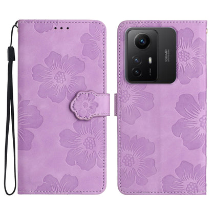 Flower Embossing Pattern Leather Phone Case, For Xiaomi Redmi Note 12 5G, For Xiaomi Redmi Note 12 Pro 5G, For Xiaomi Redmi Note 12S