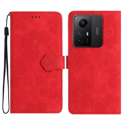 Flower Embossing Pattern Leather Phone Case, For Xiaomi Redmi Note 12 5G, For Xiaomi Redmi Note 12 Pro 5G, For Xiaomi Redmi Note 12S