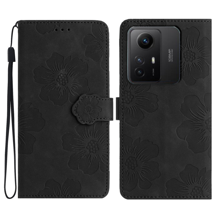 Flower Embossing Pattern Leather Phone Case, For Xiaomi Redmi Note 12 5G, For Xiaomi Redmi Note 12 Pro 5G, For Xiaomi Redmi Note 12S