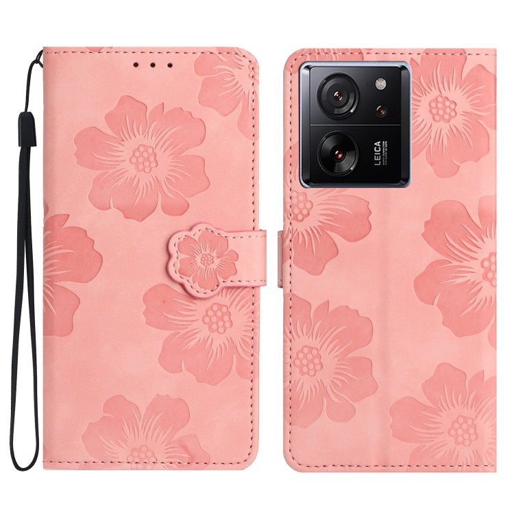 Flower Embossing Pattern Leather Phone Case, For Xiaomi 11T / 11T Pro, For Xiaomi Redmi 13C 4G, For Xiaomi 12 Lite, For Xiaomi 13T