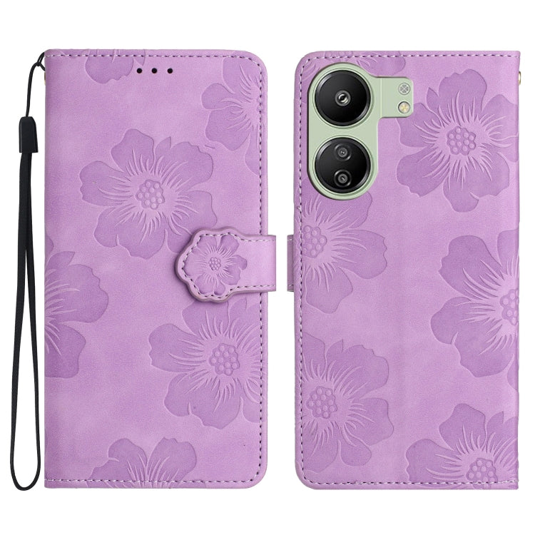 Flower Embossing Pattern Leather Phone Case, For Xiaomi 11T / 11T Pro, For Xiaomi Redmi 13C 4G, For Xiaomi 12 Lite, For Xiaomi 13T