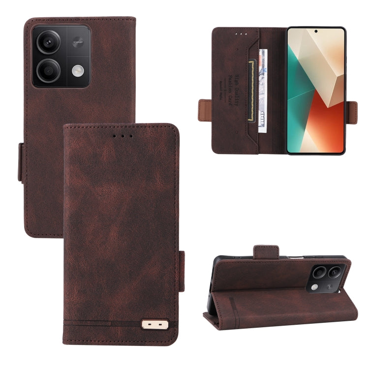 Magnetic Clasp Leather Phone Case, For Xiaomi 14, For Xiaomi Redmi Note 13 5G, For Xiaomi Redmi Note 13 4G, For Xiaomi Redmi 13C