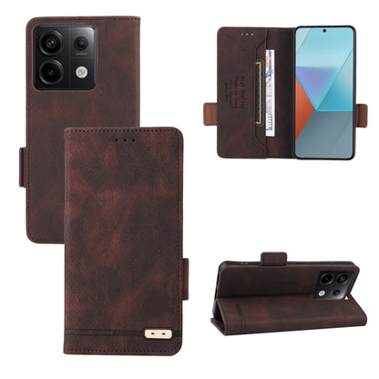Magnetic Clasp Leather Phone Case, For Xiaomi Redmi Note 13 Pro+ 5G, For Xiaomi Redmi Note 13 Pro 5G, For Xiaomi Redmi 12 4G Foreign / 5G, For Xiaomi Redmi 12 4G