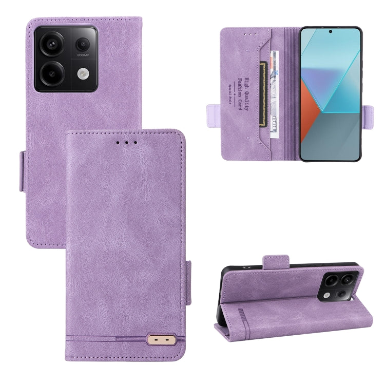 Magnetic Clasp Leather Phone Case, For Xiaomi Redmi Note 13 Pro+ 5G, For Xiaomi Redmi Note 13 Pro 5G, For Xiaomi Redmi 12 4G Foreign / 5G, For Xiaomi Redmi 12 4G