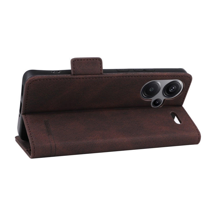 Magnetic Clasp Leather Phone Case, For Xiaomi Redmi Note 13 Pro+ 5G, For Xiaomi Redmi Note 13 Pro 5G, For Xiaomi Redmi 12 4G Foreign / 5G, For Xiaomi Redmi 12 4G