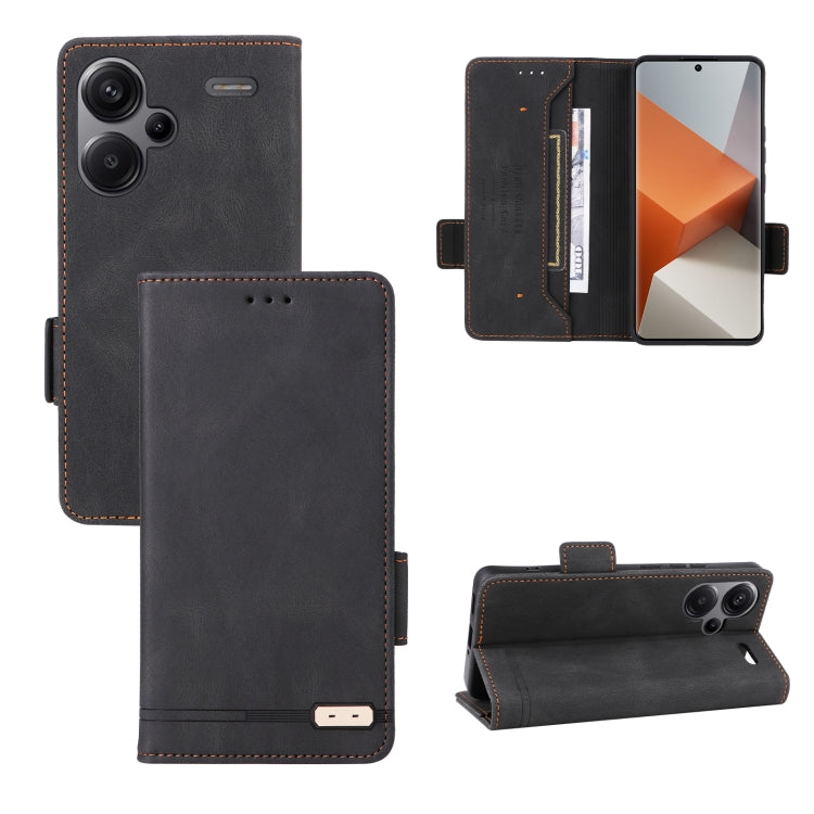 Magnetic Clasp Leather Phone Case, For Xiaomi Redmi Note 13 Pro+ 5G, For Xiaomi Redmi Note 13 Pro 5G, For Xiaomi Redmi 12 4G Foreign / 5G, For Xiaomi Redmi 12 4G