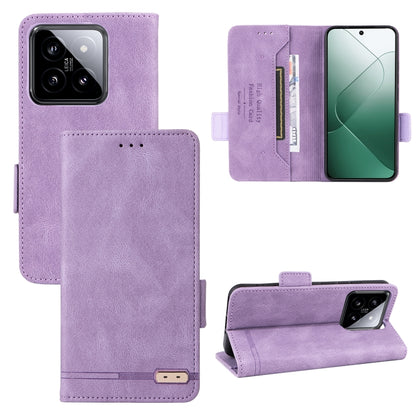 Magnetic Clasp Leather Phone Case, For Xiaomi 14, For Xiaomi Redmi Note 13 5G, For Xiaomi Redmi Note 13 4G, For Xiaomi Redmi 13C