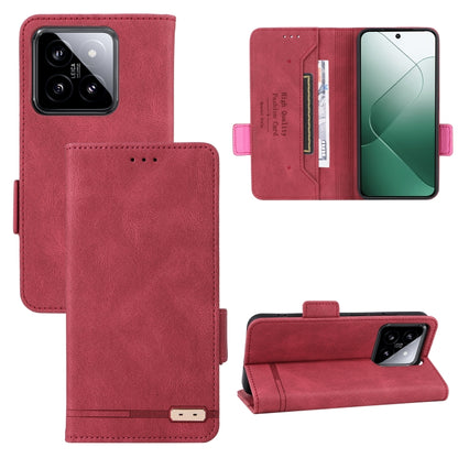 Magnetic Clasp Leather Phone Case, For Xiaomi 14, For Xiaomi Redmi Note 13 5G, For Xiaomi Redmi Note 13 4G, For Xiaomi Redmi 13C