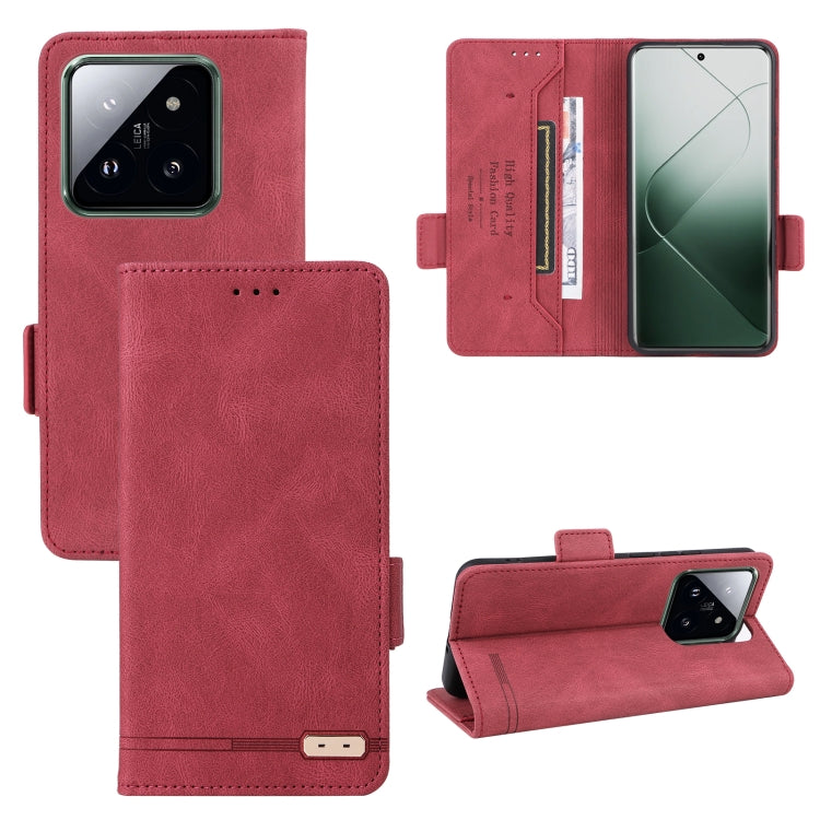 Magnetic Clasp Leather Phone Case, For Xiaomi Redmi Note 13 Pro 4G, For Xiaomi Redmi K70E 5G, For Xiaomi Redmi Note 13R Pro, For Xiaomi 14 Pro