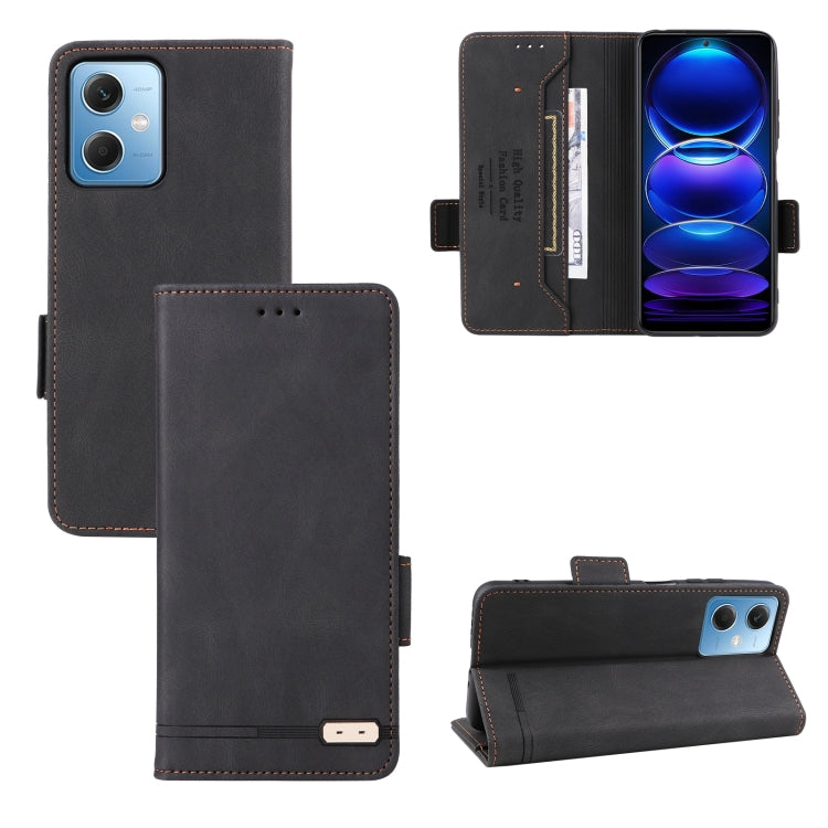 Magnetic Clasp Leather Phone Case, For Xiaomi Poco F5 Pro / Redmi K60, For Xiaomi Redmi Note 12S 4G, For Xiaomi Redmi Note 12 4G