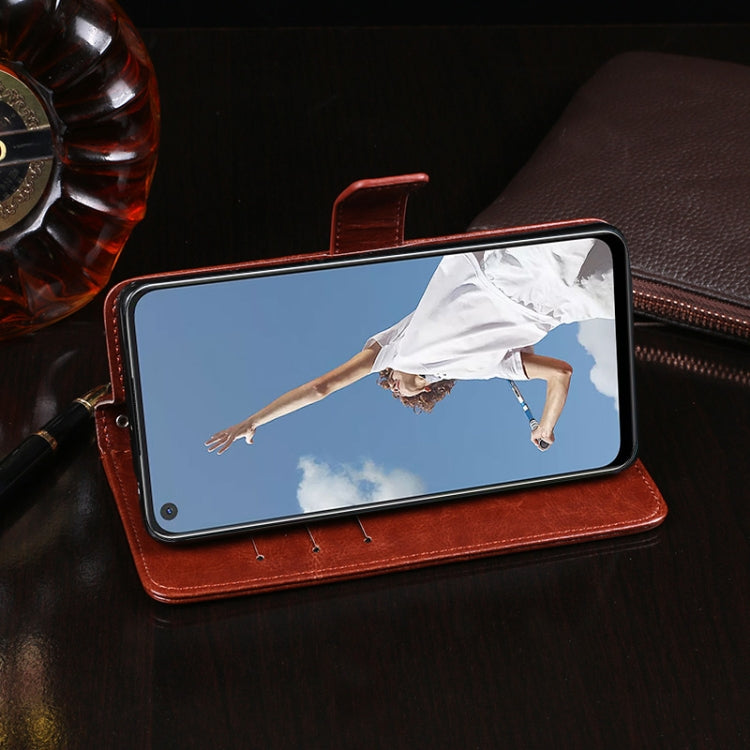idewei 30053A Crazy Horse Texture Horizontal Flip Leather Case with Holder & Card Slots & Wallet, For OPPO A52, For OPPO A92s, For OPPO Ace2