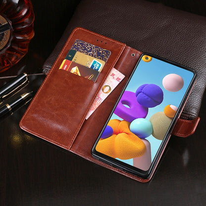idewei 30053A Crazy Horse Texture Horizontal Flip Leather Case with Holder & Card Slots & Wallet, For Samsung Galaxy A21s, For Samsung Galaxy A41, For UMIDIGI A7 Pro