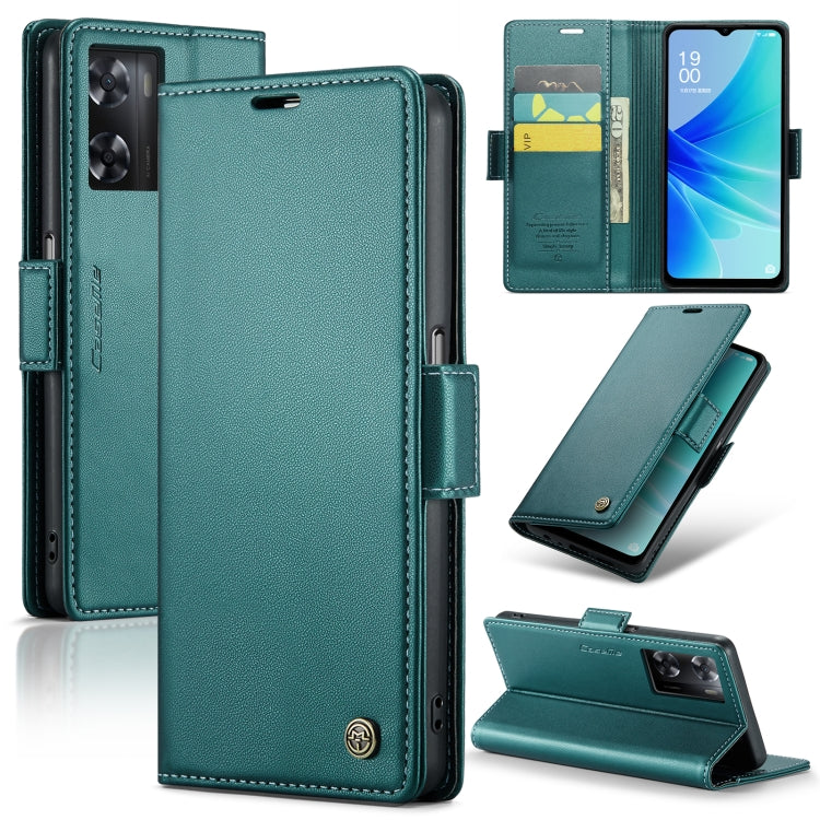 CaseMe 023 Butterfly Buckle Litchi Texture RFID Anti-theft Leather Phone Case, For OPPO Reno8 T 4G, For OPPO A57 4G Global/A57s 4G Global, For OPPO Reno10 5G Global／Reno10 Pro Global, For OPPO A77 4G Global / A57e 4G