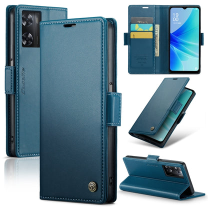 CaseMe 023 Butterfly Buckle Litchi Texture RFID Anti-theft Leather Phone Case, For OPPO A78 4G, For OPPO A77s, For OPPO Reno8 Pro 5G Global, For OPPO Reno7 Z Global/Reno7 Lite Global