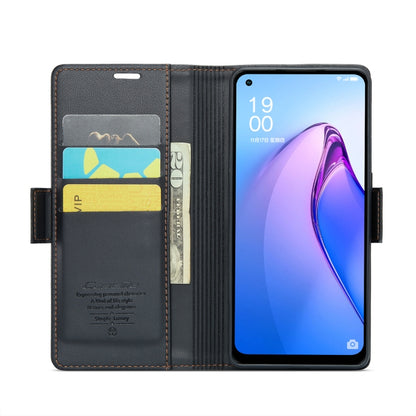 CaseMe 023 Butterfly Buckle Litchi Texture RFID Anti-theft Leather Phone Case, For OPPO Reno8 Lite Global, For OPPO Reno7 4G Indonesia/F21 Pro 4G/Reno8 4G, For OPPO F21 Pro 5G Globa/Reno8 Z Global, For OPPO Reno8 T 5G/A1 Pro 5G