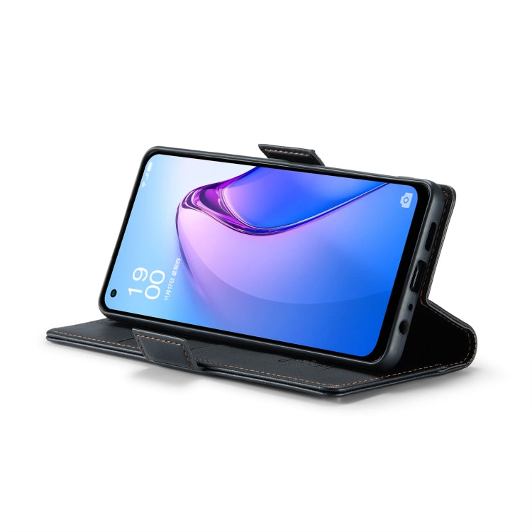 CaseMe 023 Butterfly Buckle Litchi Texture RFID Anti-theft Leather Phone Case, For OPPO Reno8 Lite Global, For OPPO Reno7 4G Indonesia/F21 Pro 4G/Reno8 4G, For OPPO F21 Pro 5G Globa/Reno8 Z Global, For OPPO Reno8 T 5G/A1 Pro 5G
