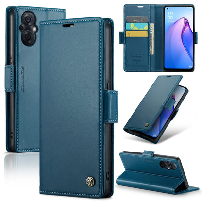 CaseMe 023 Butterfly Buckle Litchi Texture RFID Anti-theft Leather Phone Case, For OPPO Reno8 Lite Global, For OPPO Reno7 4G Indonesia/F21 Pro 4G/Reno8 4G, For OPPO F21 Pro 5G Globa/Reno8 Z Global, For OPPO Reno8 T 5G/A1 Pro 5G