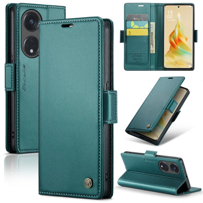 CaseMe 023 Butterfly Buckle Litchi Texture RFID Anti-theft Leather Phone Case, For OPPO Reno8 Lite Global, For OPPO Reno7 4G Indonesia/F21 Pro 4G/Reno8 4G, For OPPO F21 Pro 5G Globa/Reno8 Z Global, For OPPO Reno8 T 5G/A1 Pro 5G