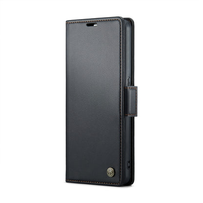 CaseMe 023 Butterfly Buckle Litchi Texture RFID Anti-theft Leather Phone Case, For OPPO Reno8 T 4G, For OPPO A57 4G Global/A57s 4G Global, For OPPO Reno10 5G Global／Reno10 Pro Global, For OPPO A77 4G Global / A57e 4G